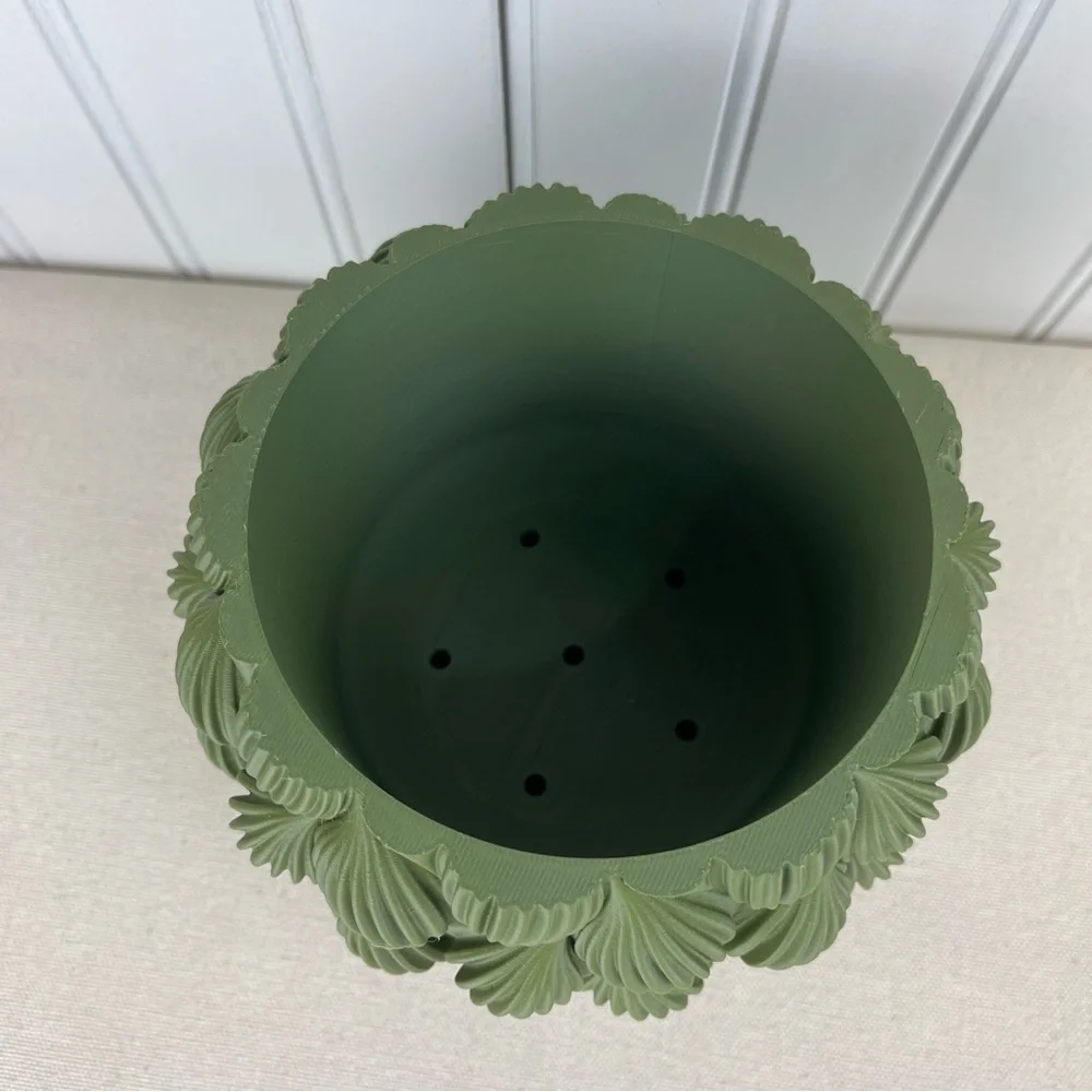 Bold Textured Planter, Ripple Planter Pot, Indoor Flower Pot, Modern Succulents